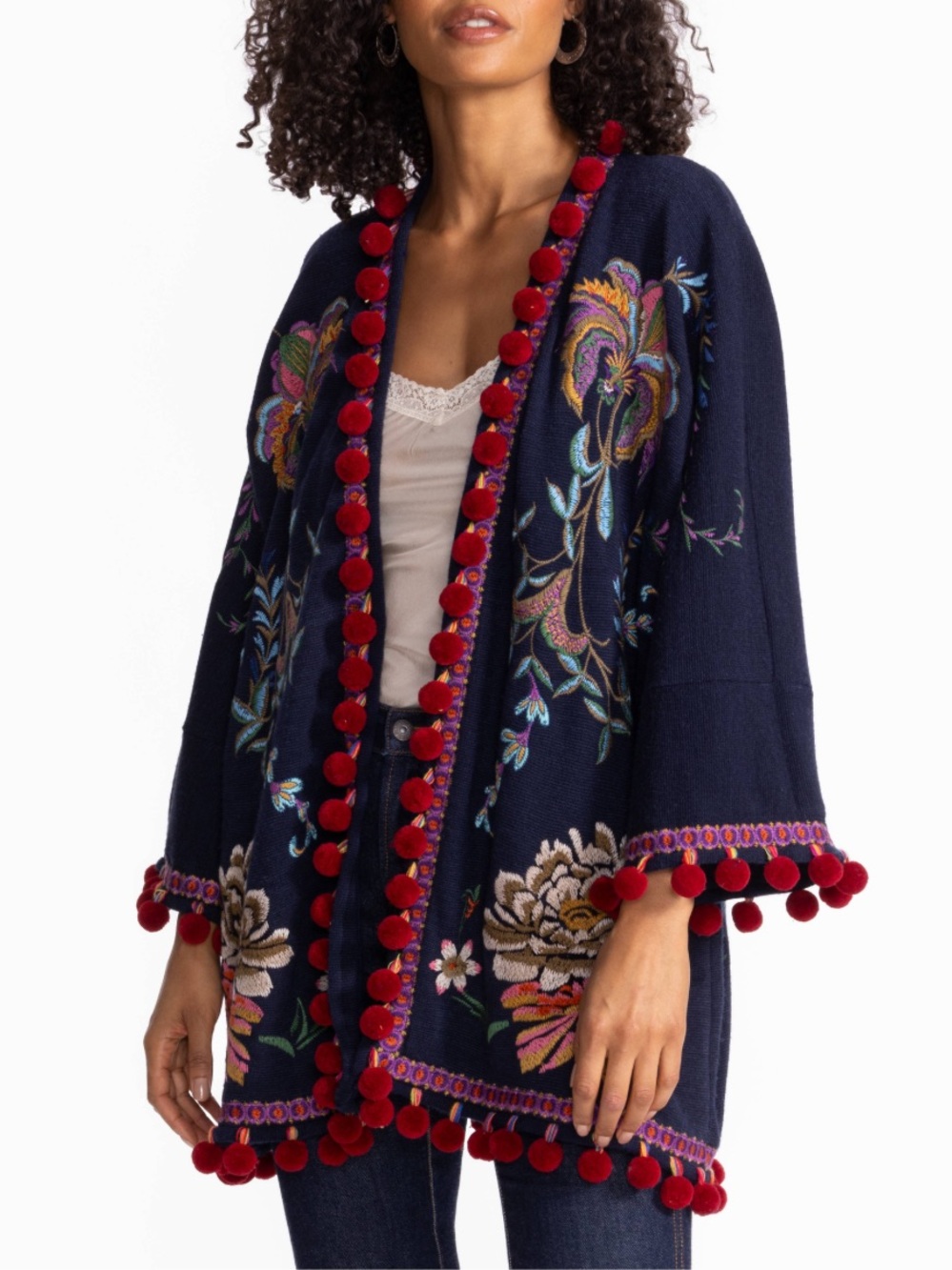 NWT Johnny Was Biya Short Kimono! Size S
